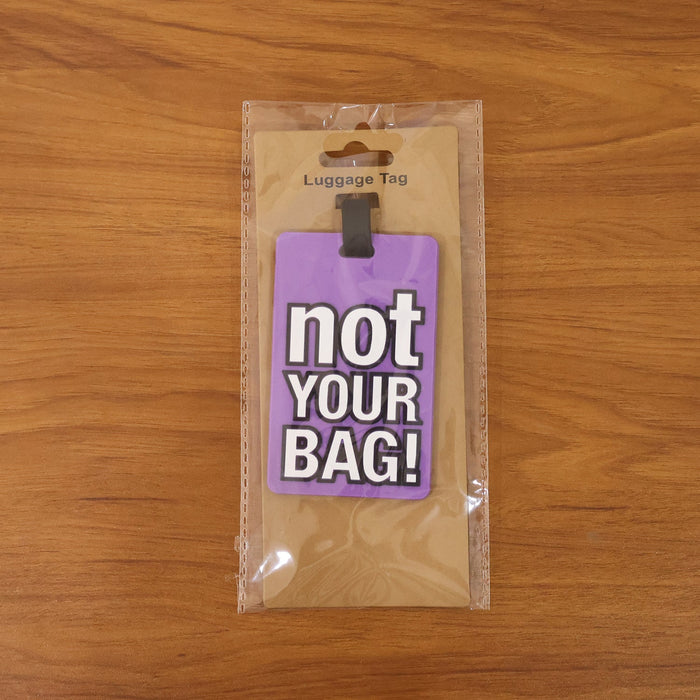 Travel Identification Luggage Bag Tag with Bold “Not Your Bag (1 Pc) by Your Brand