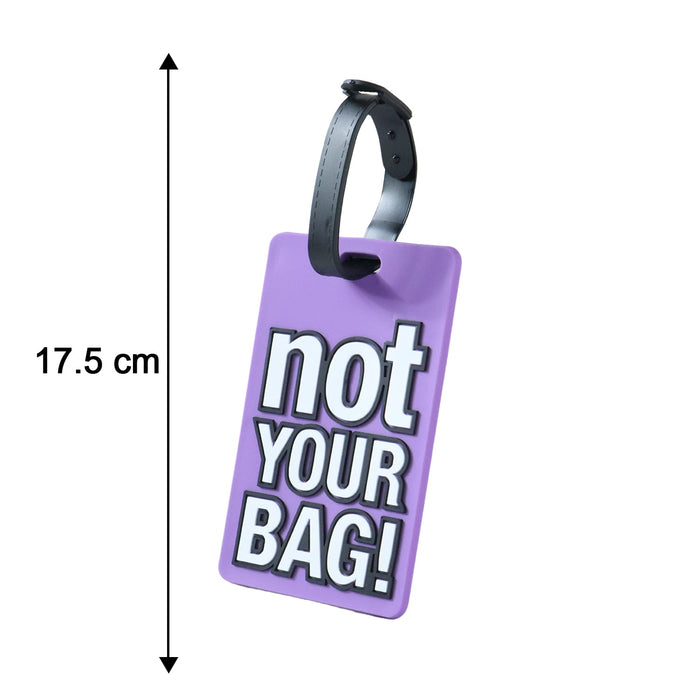 Travel Identification Luggage Bag Tag with Bold “Not Your Bag (1 Pc) by Your Brand