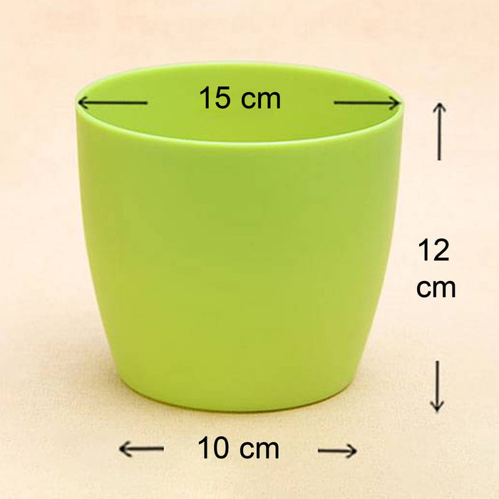 Flower Pots Round Shape For Indoor / Outdoor Gardening by Your Brand