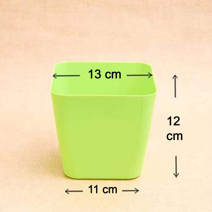Flower Pots Square Shape For Indoor / Outdoor Gardening by Your Brand