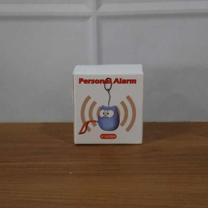 Portable Owl Shape Personal Safety Alarm Keychain