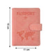 Premium World Map Design Travel Passport Holder & Wallet (15x11cm / 1 Pc) by Your Brand