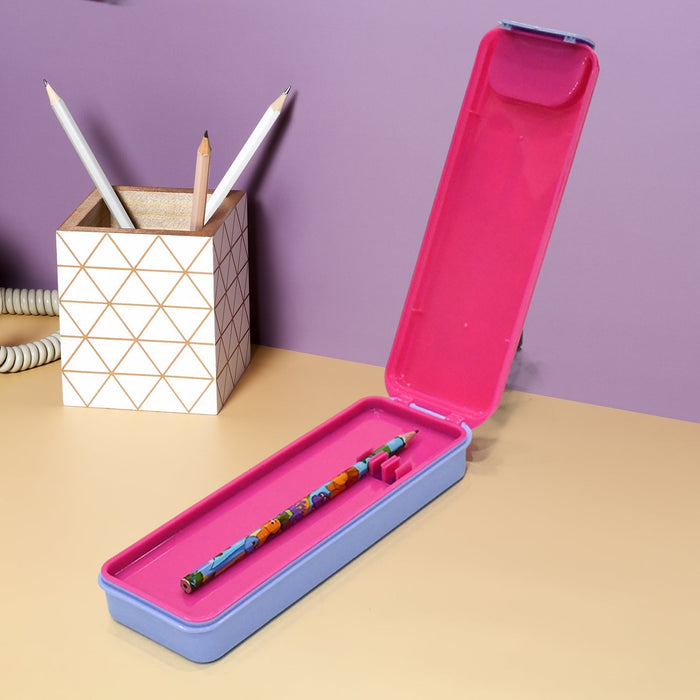 Stylish Cartoon Printed Hard Top Pencil Box for Kids (1 Pc / Mix Design) by Your Brand