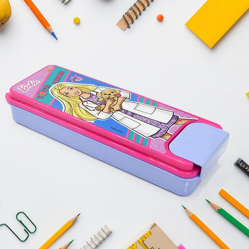 Stylish Cartoon Printed Hard Top Pencil Box for Kids (1 Pc / Mix Design) by Your Brand