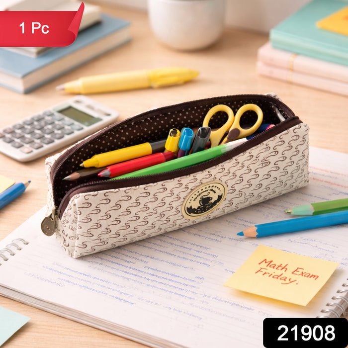 Multipurpose Zipper Pencil Pouch (1 Pc) by Your Brand