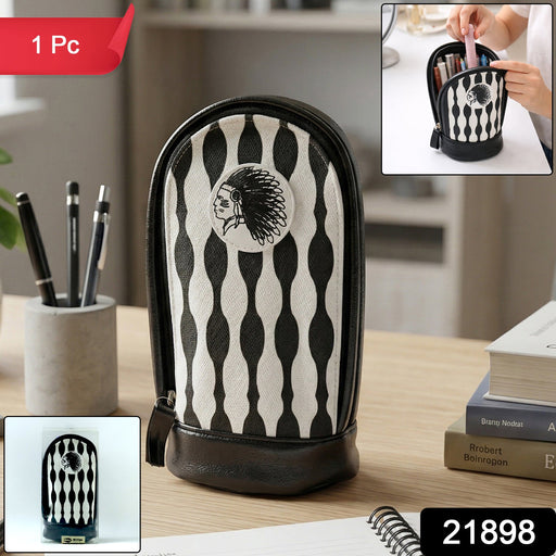 Stylish Hard Base Zipper Pencil Pouch (1 Pc) by Your Brand
