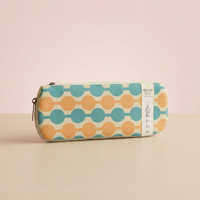 Stylish Multi-Color Geometric Printed Pencil Pouch (1 Pc) by Your Brand