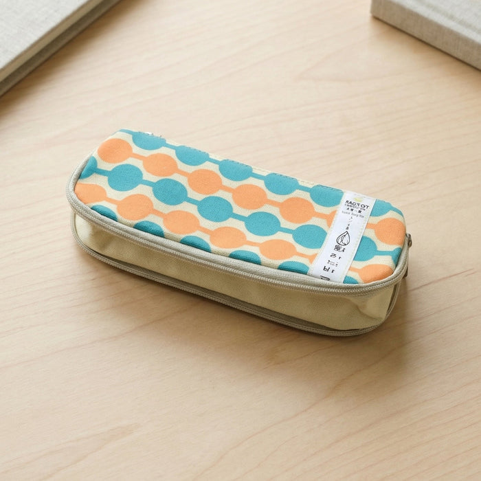 Stylish Multi-Color Geometric Printed Pencil Pouch (1 Pc) by Your Brand