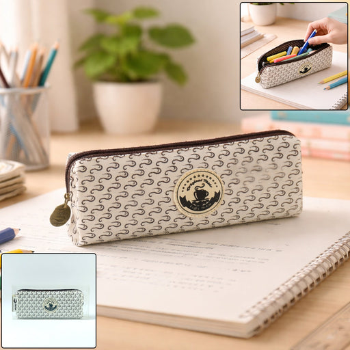 Multipurpose Zipper Pencil Pouch (1 Pc) by Your Brand