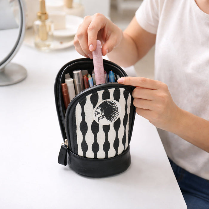 Stylish Hard Base Zipper Pencil Pouch (1 Pc) by Your Brand
