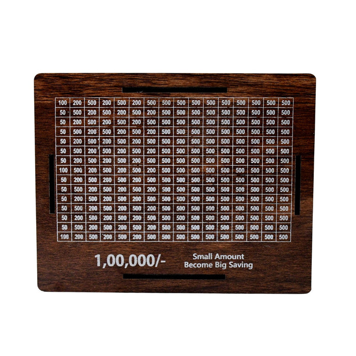 Wooden Money / Piggy Bank, Money Box (1 Pc / Pen Not Included)
