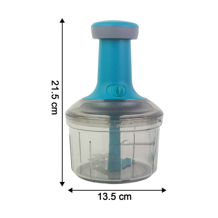 Supermom Premium Manual Push Chopper and Vegetable Cutter (750ml / 1 Pc)