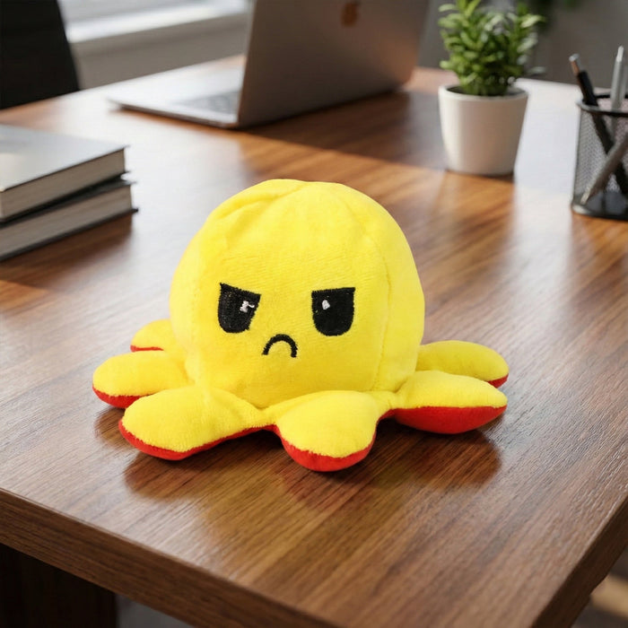 Reversible Octopus Mini Plush Toy (1 Pc) by Your Brand