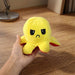 Reversible Octopus Mini Plush Toy (1 Pc) by Your Brand