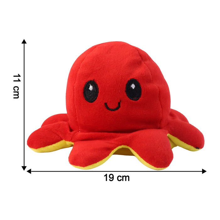 Reversible Octopus Mini Plush Toy (1 Pc) by Your Brand