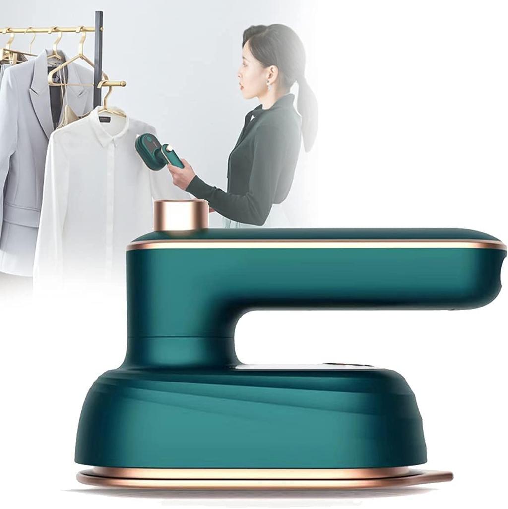 Portable Micro Steam Iron, Green Iron Handheld Garment Steamer Dropdash
