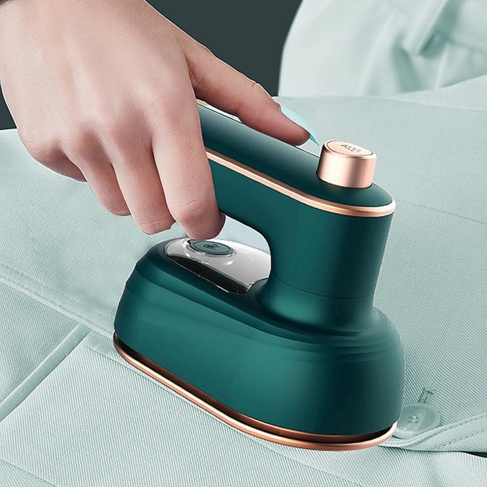 Portable Micro Steam Iron, Green Iron Handheld Garment Steamer Dropdash