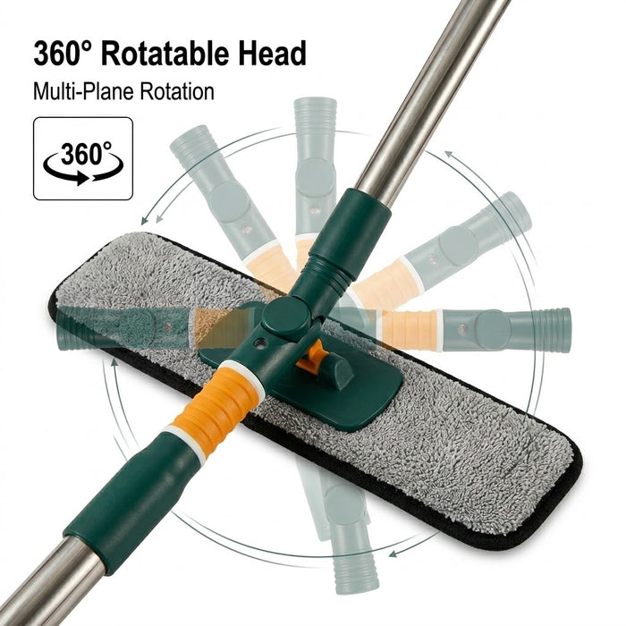 3 In 1 Glass Wiper – Multi-Purpose Floor, Glass & Dust Cleaning Tool for Home & Office