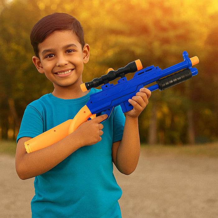 Shot Air Gun Toy with Scope and 8 Soft Foam Bullets Set by Your Brand