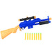 Shot Air Gun Toy with Scope and 8 Soft Foam Bullets Set by Your Brand