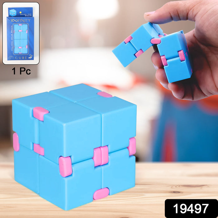 Infinity Cube Fidget Toy Stress Relief Hand Puzzle for Kids & Adults 1 Pc by Your Brand