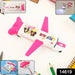 Multi-Functional Airplane-Shaped Compass Box with LED Light and Built-in Sharpener by Your Brand