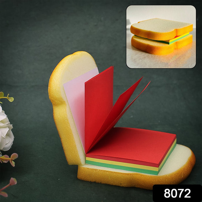 Sandwich Shaped Note / Sticky Notes / Memo Notes, Unique Mini Notes (Multicolor) by Your Brand