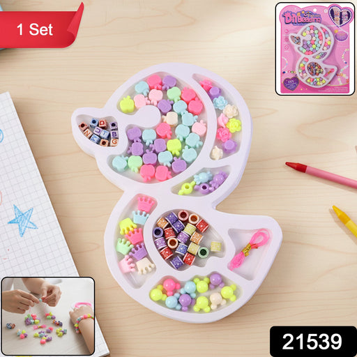 DIY Kids Beading & Jewelry Making Craft Kit (1 Set) by Your Brand