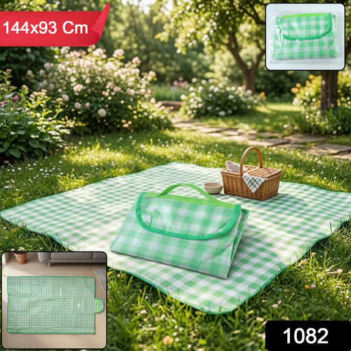 Foldable Picnic Mat with Carry Handle (1 Pc, 144x93 Cm) by Your Brand