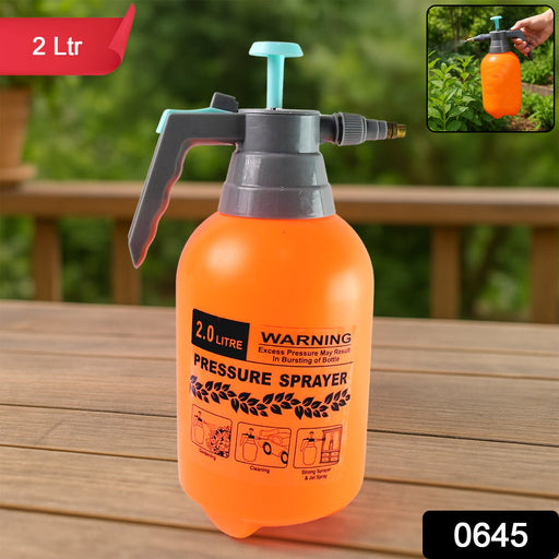 Water Sprayer Hand-held Pump Pressure Garden Sprayer - 2 L (Mix Color) by Your Brand