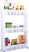 Multipurpose 3 Layer Slim Side Space Saving Storage Organizer Rack Shelf by Your Brand