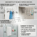 wall mount hanging hook rack