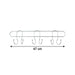 metal coat hook rack