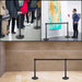 Heavy Duty Retractable Belt Crowd Control Pole with Sturdy Base – 1 Pc by Your Brand