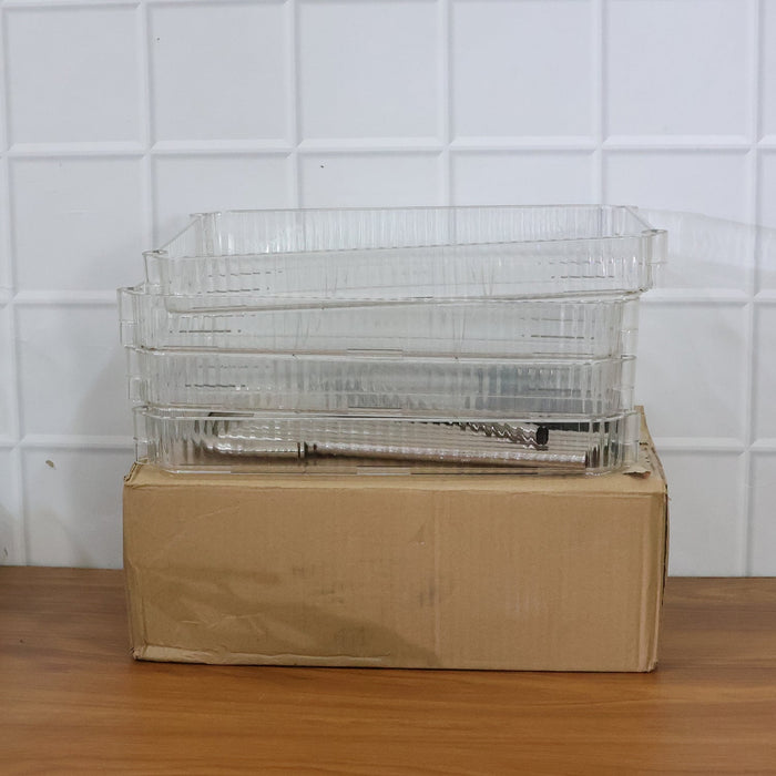 4 Layer Multipurpose Storage Trolley with Wheels