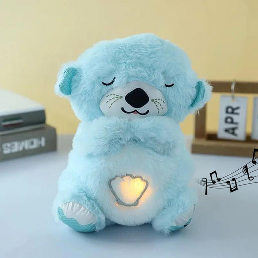 Soft Plush Musical Teddy Bear Toy with LED Light (1 Pc) by Your Brand