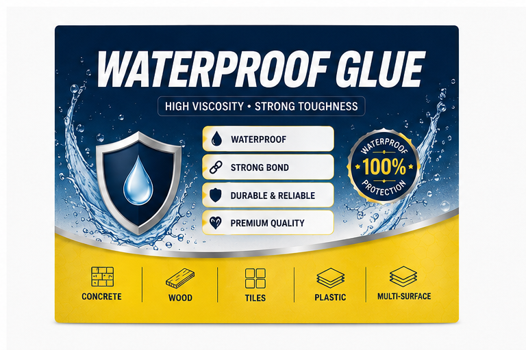Stop Leaks Fast | Transparent Waterproof Glue for Roof, Wall & Bathroom Repair