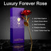 24K Artificial Golden Rose / Gold Red Rose with Gift Box (10 inches) by Your Brand