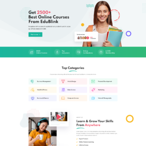 LMS Dekho - LMS Learning Website Template For WordPress